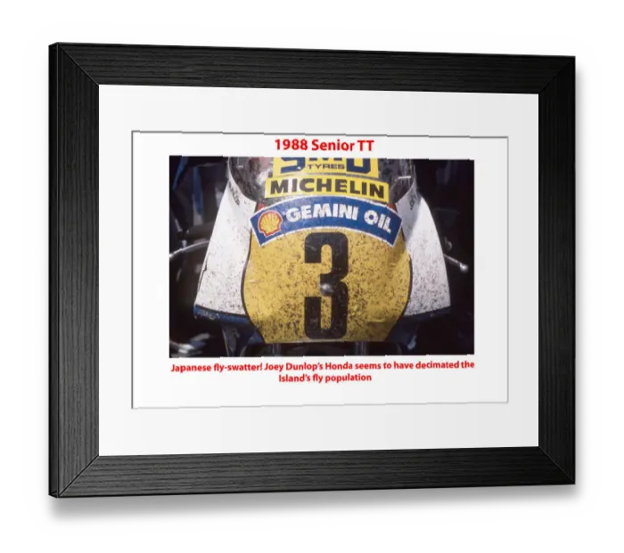 Framed Print : 1988 Senior TT Framed Print : 1988 Senior TT