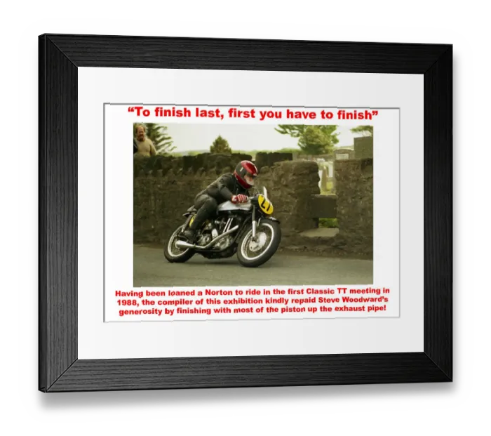 Framed Print : To finish last, first you have to finish Framed Print : To finish last, first you have to finish