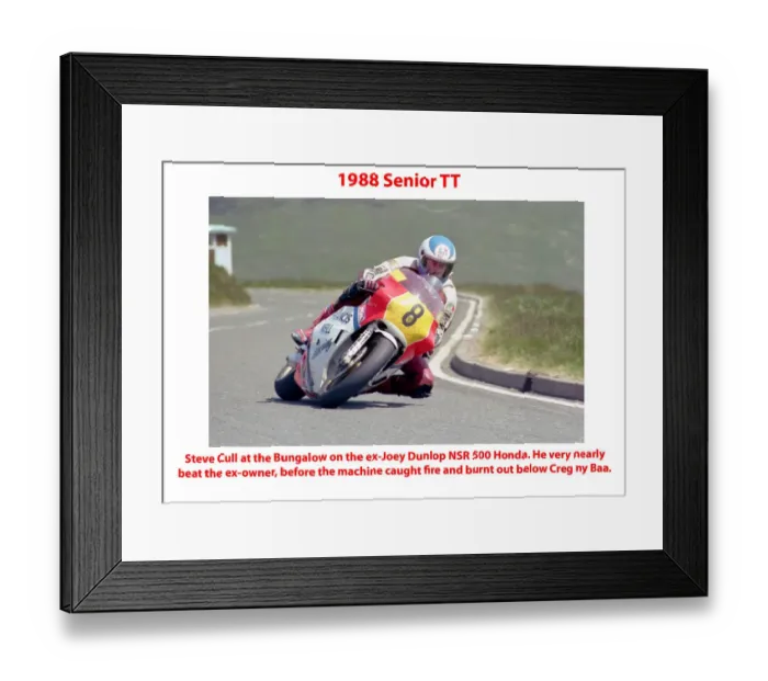 Framed Print : 1988 Senior TT Framed Print : 1988 Senior TT