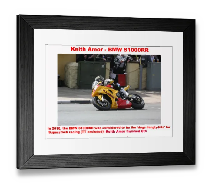 Framed Print : Keith Amor - BMW S1000RR Framed Print : Keith Amor - BMW S1000RR
