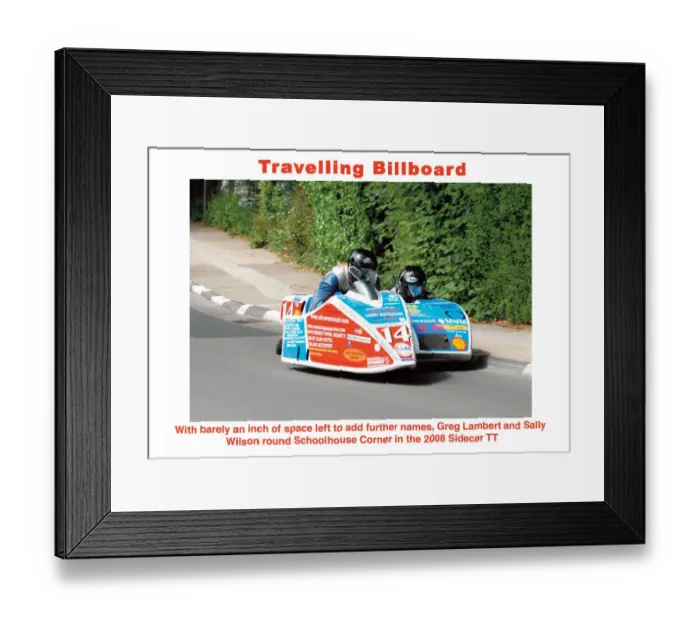 Framed Print : Travelling Billboard Framed Print : Travelling Billboard