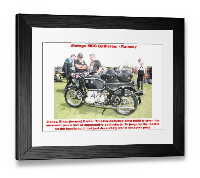 Framed Print : Vintage MCC Gathering - Ramsey Framed Print : Vintage MCC Gathering - Ramsey