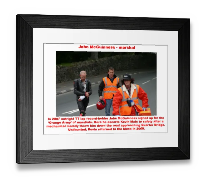 Framed Print : John McGuinness - marshal Framed Print : John McGuinness - marshal