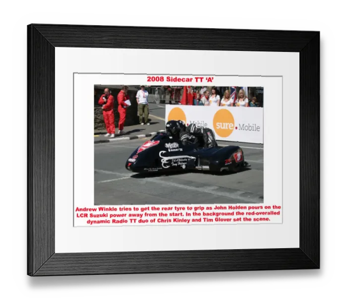 Framed Print : 2008 Sidecar TT A Framed Print : 2008 Sidecar TT A