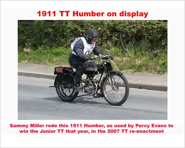 Sammy Miller 1911 TT Humber 2007 TT re enactment