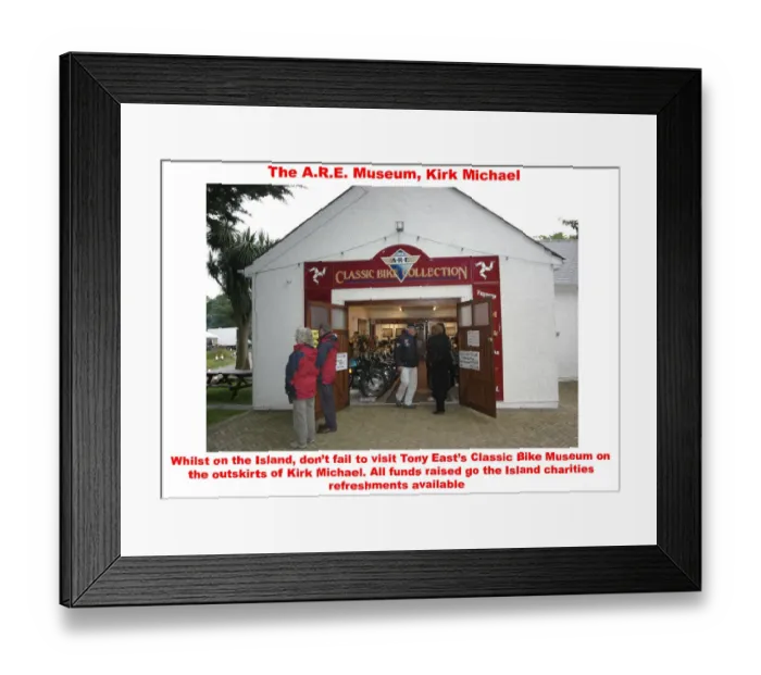 Framed Print : The A. R, E, Musuem, Kirk Michael