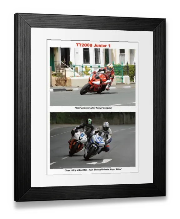 Framed Print : TT 2008 Junior TT race 1 Framed Print : TT 2008 Junior TT race 1