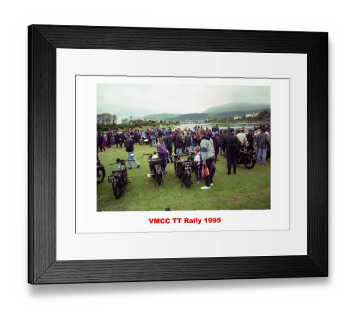 Framed Print : V. M. C. C. TT Rally 1995 Framed Print : V. M. C. C. TT Rally 1995