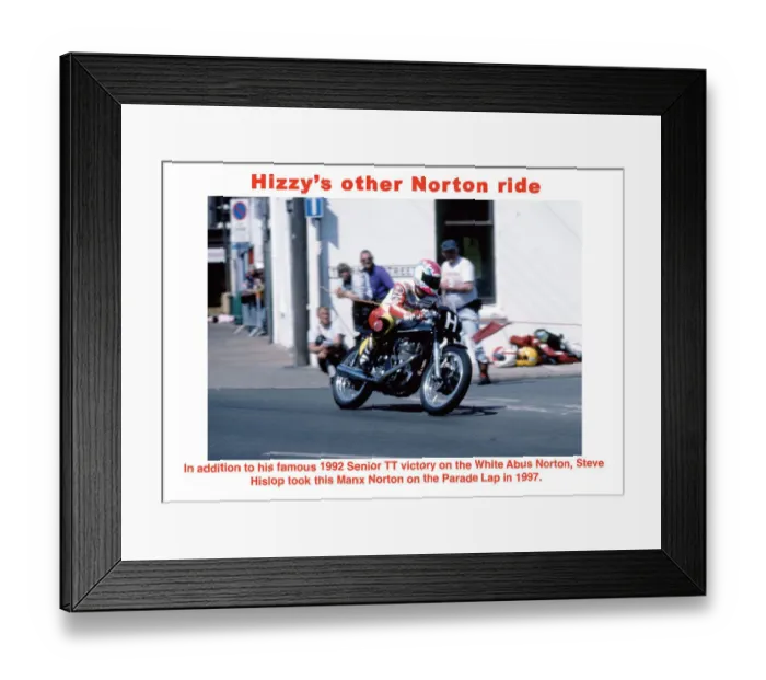 Framed Print : Hizzys other Norton ride Framed Print : Hizzys other Norton ride
