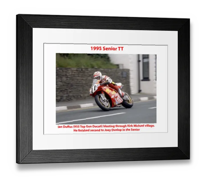 Framed Print : 1995 Senior TT Framed Print : 1995 Senior TT