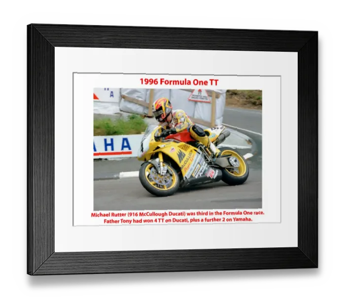 Framed Print : 1996 Formula One TT Framed Print : 1996 Formula One TT