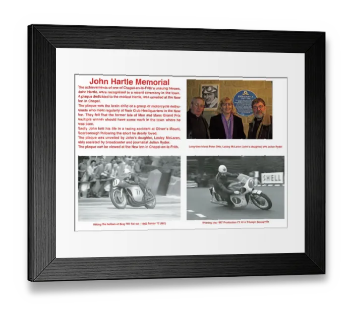 Framed Print : John Hartle Memorial Framed Print : John Hartle Memorial