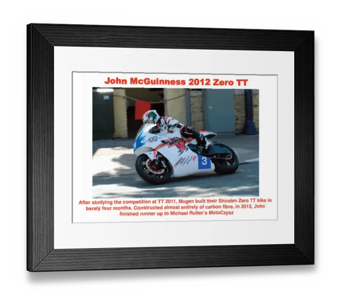 Framed Print : John McGuinness 2012 Zero TT Framed Print : John McGuinness 2012 Zero TT