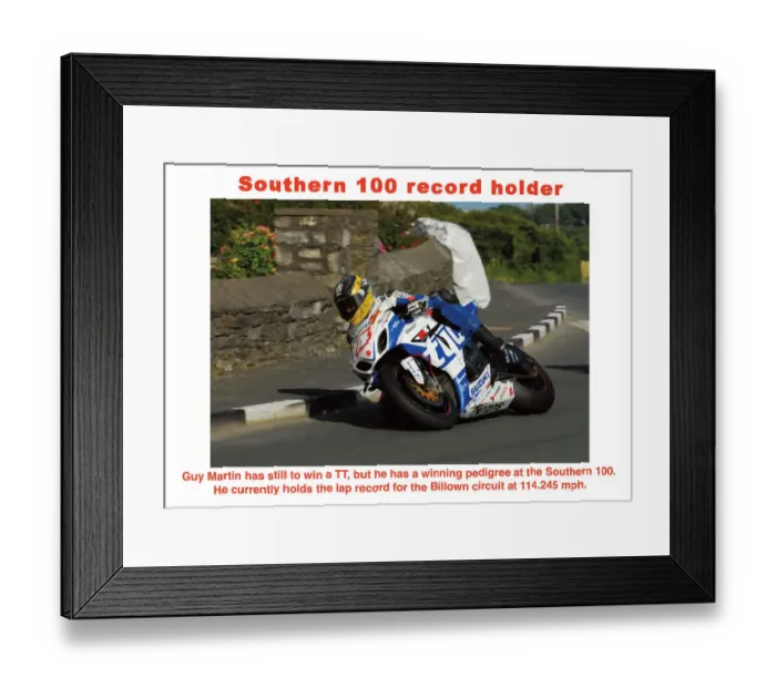 Framed Print : Southern 100 record holder Framed Print : Southern 100 record holder