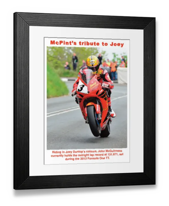 Framed Print : McPints tribute to Joey Framed Print : McPints tribute to Joey