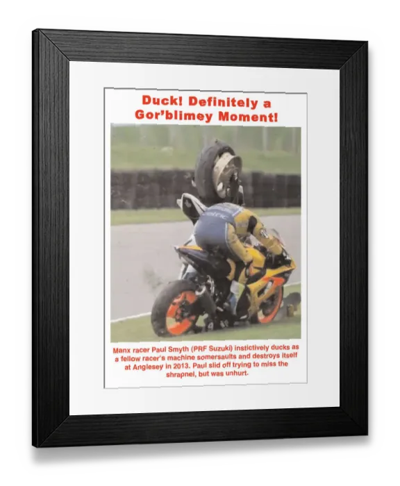 Framed Print : Duck! Definitely a Gor blimey Moment Framed Print : Duck! Definitely a Gor blimey Moment