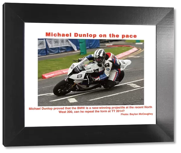 Michael Dunlop on the pace
