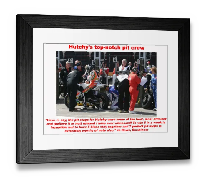 Framed Print : Hutchys top-notch pit crew Framed Print : Hutchys top-notch pit crew