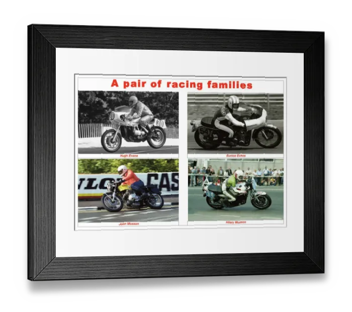 Framed Print : A pair of racing families Framed Print : A pair of racing families