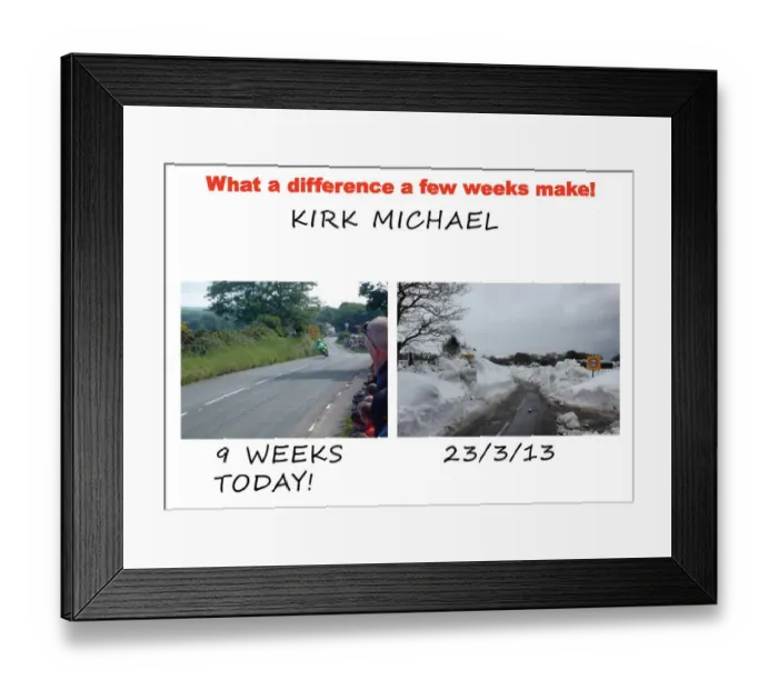 Framed Print : What a difference a few weeks make Framed Print : What a difference a few weeks make