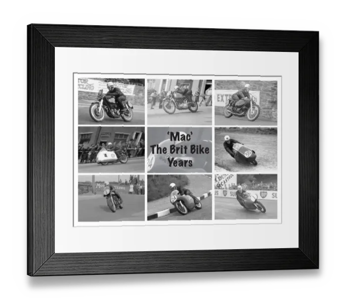 Framed Print : Bob McIntyre - the Brit Bike Years Framed Print : Bob McIntyre - the Brit Bike Years