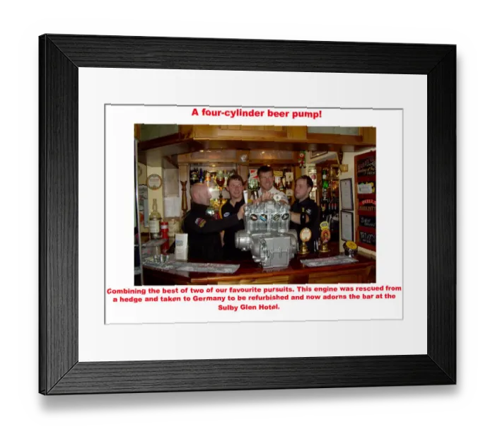 Framed Print : A four-cylinder beer pump Framed Print : A four-cylinder beer pump