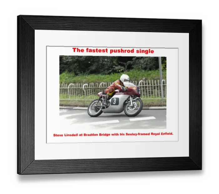 Framed Print : The fastest pushrod single Framed Print : The fastest pushrod single