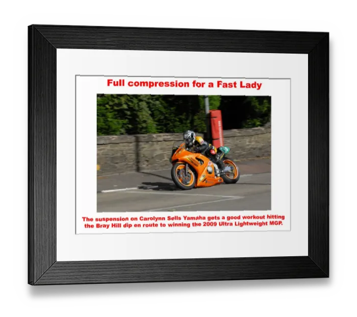 Framed Print : Full compression for a Fast Lady Framed Print : Full compression for a Fast Lady