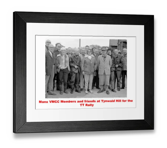 Framed Print : Manx V. M. C. C. members Framed Print : Manx V. M. C. C. members