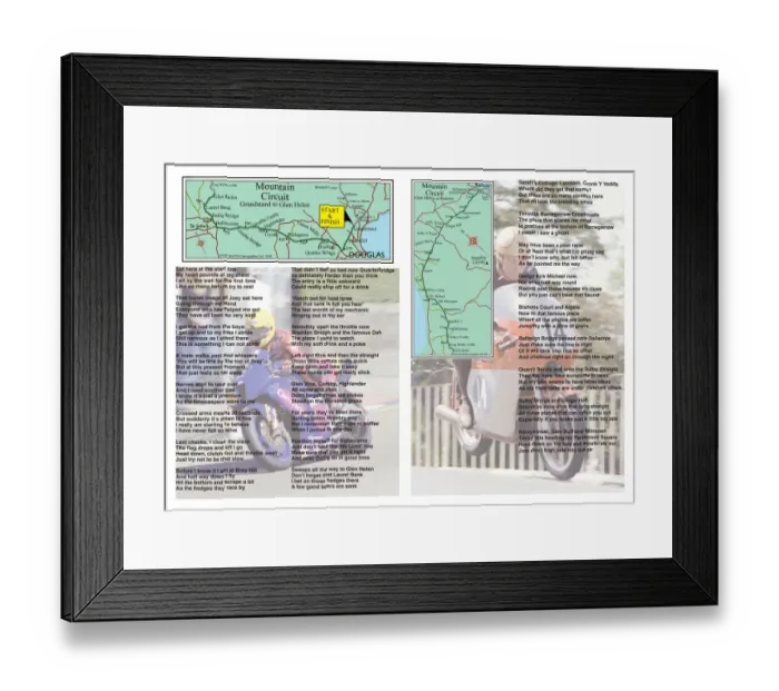 Framed Print : The Mountain circuit part 1