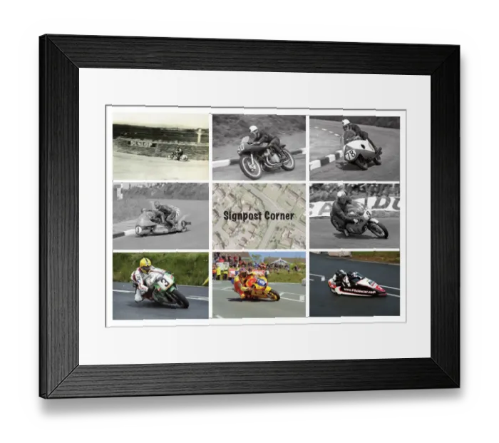 Framed Print : Signpost Corner Framed Print : Signpost Corner