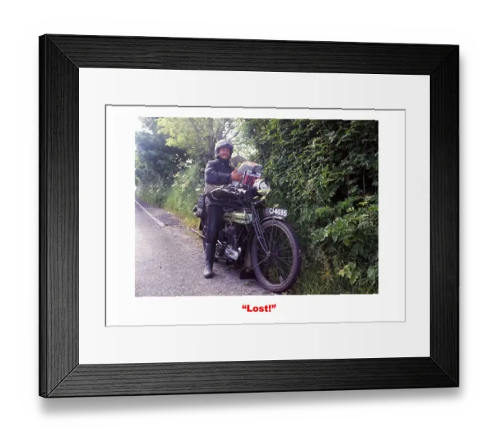 Framed Print : Lost. V.M.C.C. TT rally Framed Print : Lost. V.M.C.C. TT rally