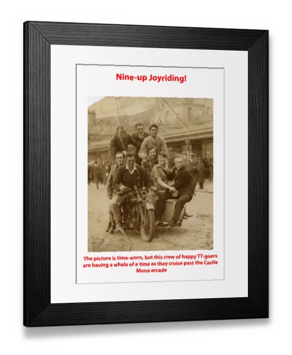 Framed Print : Nine-up Joyriding Framed Print : Nine-up Joyriding