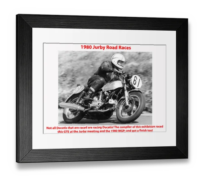 Framed Print : 1980 Jurby Road Races Framed Print : 1980 Jurby Road Races