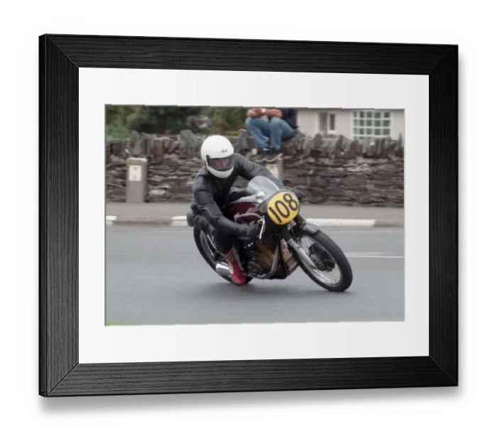 Framed Print : Peter Lockwood (Matchless) 1996 Senior Classic Manx Grand Prix Framed Print : Peter Lockwood (Matchless) 1996 Senior Classic Manx Grand Prix