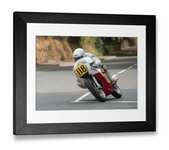 Framed Print : Colin Humphries (Seeley) 1995 Senior Classic Manx Grand Prix