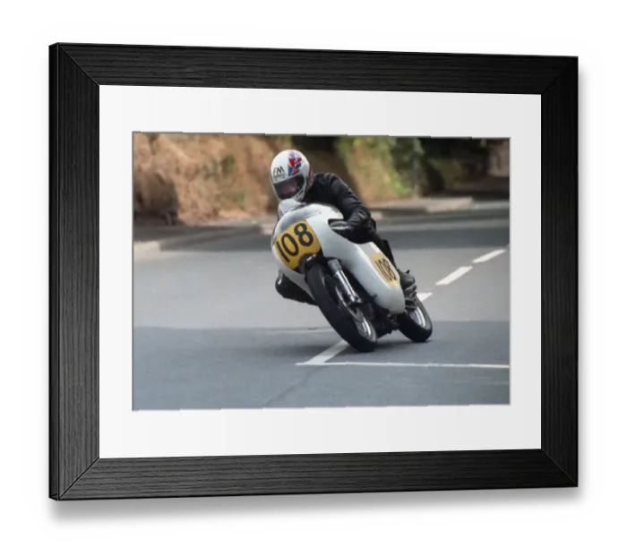 Framed Print : Stephen Grainger (Seeley) 1995 Senior Classic Manx Grand Prix Framed Print : Stephen Grainger (Seeley) 1995 Senior Classic Manx Grand Prix