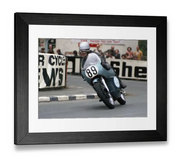 Framed Print : David McBain (Norton) 1968 Junior Manx Grand Prix Framed Print : David McBain (Norton) 1968 Junior Manx Grand Prix