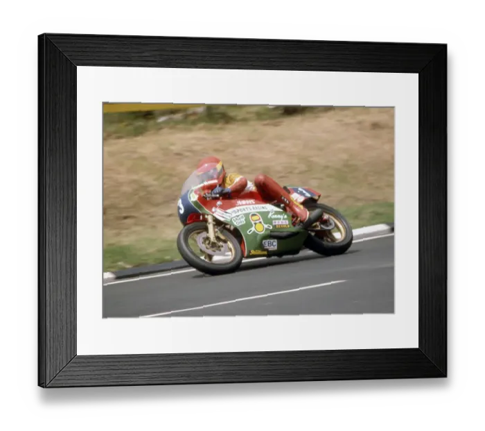 Framed Print : Graeme McGregor (Harris Ducati) 1983 Formula Two TT Framed Print : Graeme McGregor (Harris Ducati) 1983 Formula Two TT