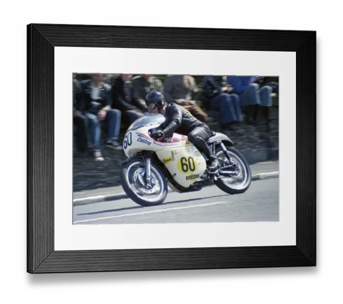 Framed Print : Kevin Cowley (Seeley) 1974 Senior TT Framed Print : Kevin Cowley (Seeley) 1974 Senior TT