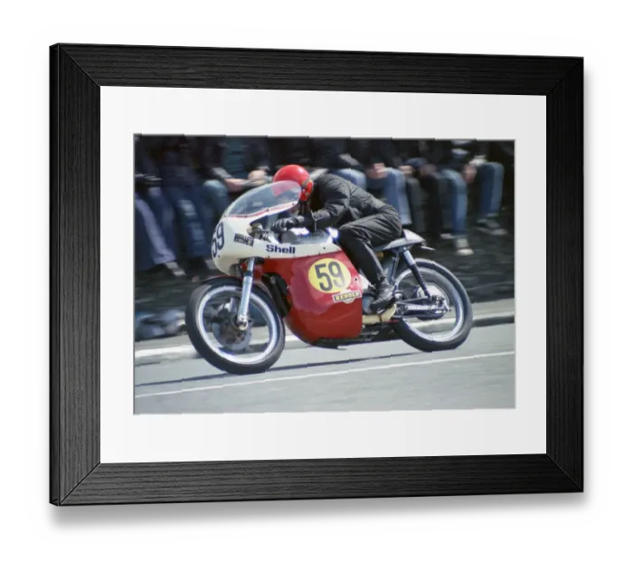 Framed Print : Keith Heckles (Norton) 1974 Senior TT Framed Print : Keith Heckles (Norton) 1974 Senior TT