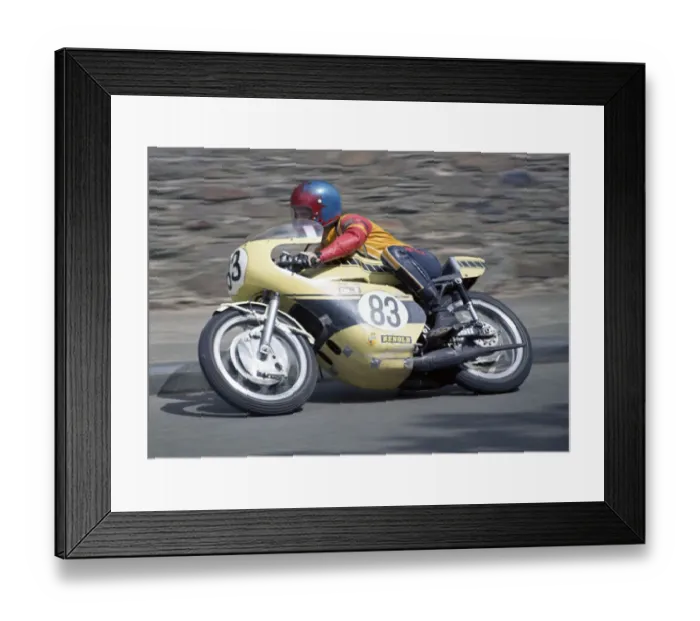 Framed Print : Phil Gurner (Yamaha) 1974 Formula 750 TT