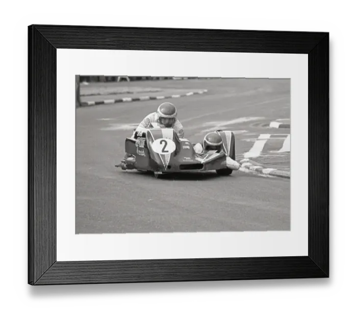 Framed Print : Gerry Boret & Nick Boret (Konig) 1975 1000 Sidecar TT Framed Print : Gerry Boret & Nick Boret (Konig) 1975 1000 Sidecar TT