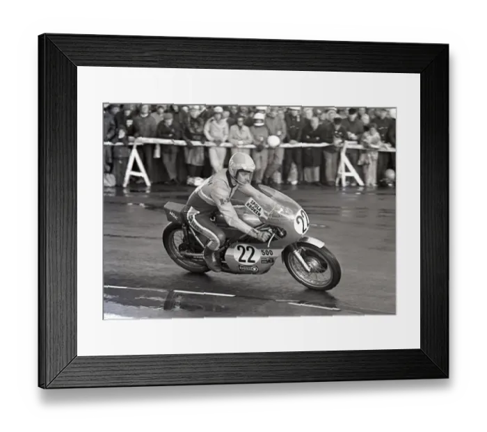 Framed Print : Bo Granath (Husqvarna) 1975 Senior TT Framed Print : Bo Granath (Husqvarna) 1975 Senior TT