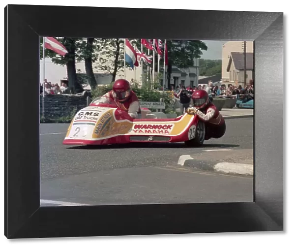 Craig McComb & Brady Paschal (Yamaha) 1986 Sidecar TT