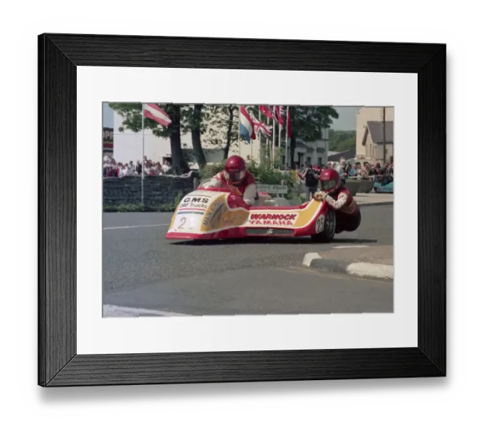 Framed Print : Craig McComb & Brady Paschal (Yamaha) 1986 Sidecar TT Framed Print : Craig McComb & Brady Paschal (Yamaha) 1986 Sidecar TT