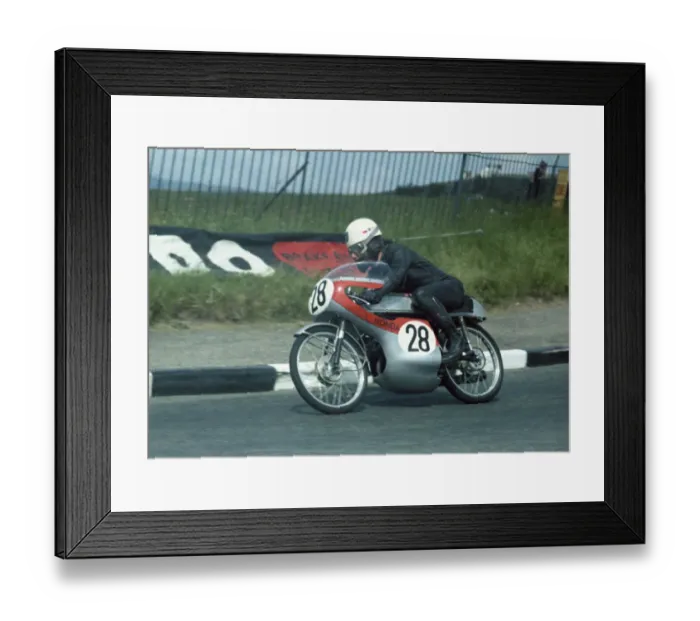 Framed Print : John Lawley (Honda) 1967 50cc TT Framed Print : John Lawley (Honda) 1967 50cc TT
