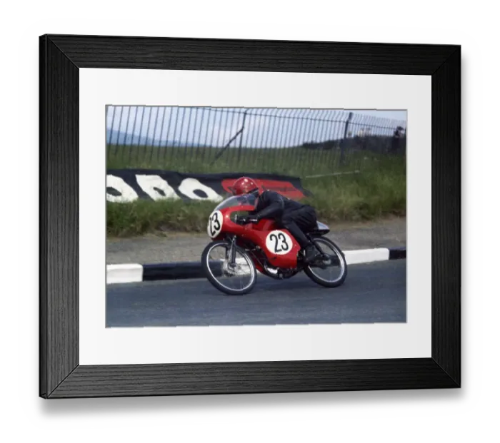 Framed Print : Don Juler (Itom) 1967 50cc TT Framed Print : Don Juler (Itom) 1967 50cc TT