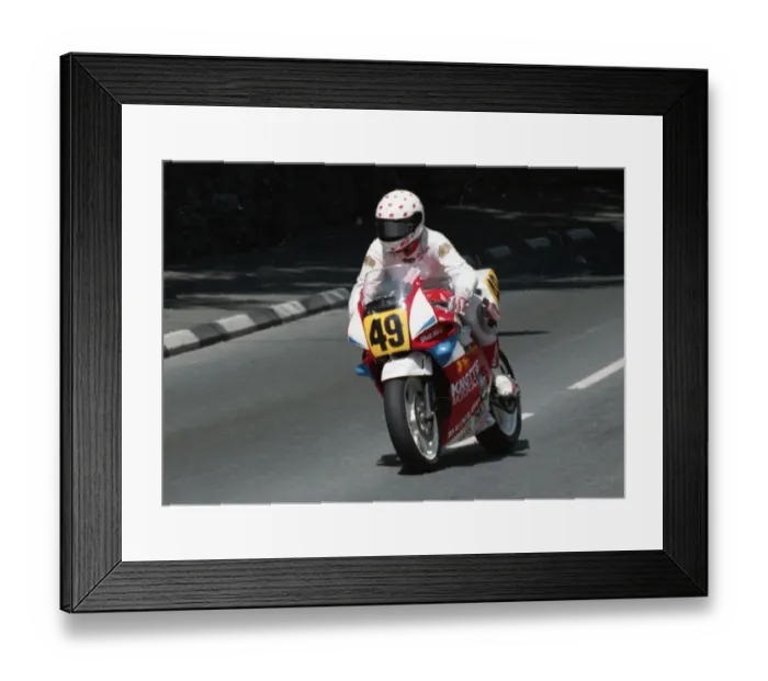 Framed Print : Sandra Barnett (Honda) 1994 Supersport TT Framed Print : Sandra Barnett (Honda) 1994 Supersport TT