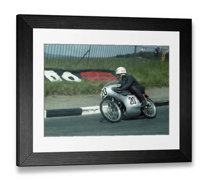 Framed Print : Stan Lawley (Honda) 1967 50cc TT Framed Print : Stan Lawley (Honda) 1967 50cc TT